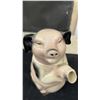 Image 3 : Erphila Germany Ceramic Pig Teapot with Removable Head Lid