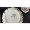 Image 5 : Old Foley Chinese Rose Pattern Bowl, Two Pitchers, and Serving Spoons