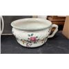 Image 4 : Old Foley Chinese Rose Pattern Pitcher, Pot, Tray, and Dish Set