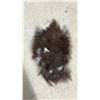Image 4 : Native American Beaded Moose Hide Mittens, Moccasins, Fur Piece, and Brass Box