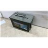 Image 5 : Traditional Wooden Snowshoe and .50 Caliber Army Green Metal Ammo Box
