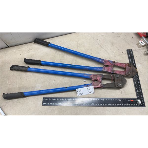 Two GPC Cr-Mo50 750mm Bolt Cutters