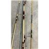 Image 6 : Collection of 4 Vintage Fishing Rods and Reels Including Johnson Laker Model 140 and More