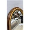 Image 2 : Bombay Gold Leaf Oval Mirror II with Gilt Frame 34 x 24"