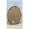 Image 3 : Bombay Gold Leaf Oval Mirror II with Gilt Frame 34 x 24"