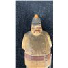 Image 2 : Hand-Carved Wooden Policeman Figurine with Sword 6"