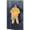 Image 4 : Hand-Carved Wooden Policeman Figurine with Sword 6"