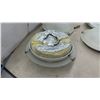 Image 3 : 10 Frosted Glass Flush Mount Ceiling Light Fixtures with Chrome Clips, Approx 11" Diameter