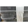 Image 5 : 2 Black Plastic Shelving Units, 5 Shelves 17 x 35" Some Damage on Shelves