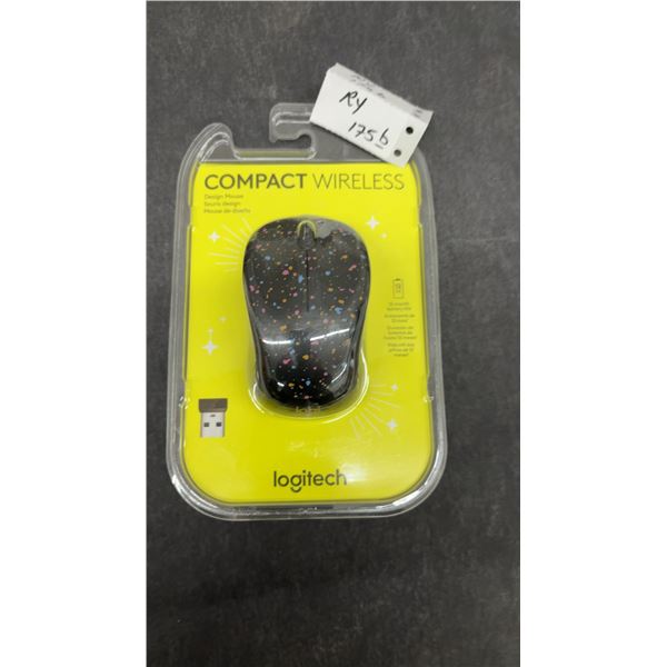 New Logitech Compact Wireless Design Mouse with USB Receiver