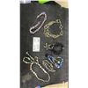 Image 1 : Assorted Costume Jewelry Necklaces with Glass and Stone Beads