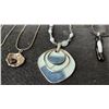 Image 6 : Collection of Costume Jewelry Necklaces with Pendant Charms