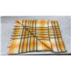 Image 4 : Vintage Creagaran Mohair Wool Plaid Throw Blanket, Made in Scotland