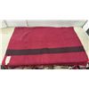Image 3 : Vintage Hudson's Bay Company 100% Wool Throw Blanket with Fringed Ends, Made in England