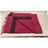 Image 7 : Vintage Hudson's Bay Company 100% Wool Throw Blanket with Fringed Ends, Made in England