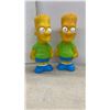 Image 2 : Vintage Simpsons Lot: Two 1990s Bart Banks, Homer Figure, and Christmas Ornament