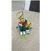 Image 7 : Vintage Simpsons Lot: Two 1990s Bart Banks, Homer Figure, and Christmas Ornament