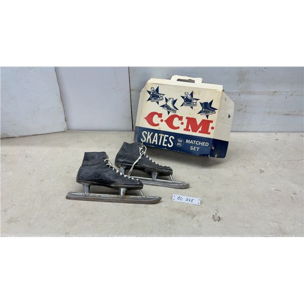 CCM Cyco Speeder Vintage Ice Skates with Original Box