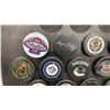 Image 2 : Large Lot of Winnipeg Jets Autographed Pucks in Inglasco Brand Display, Conner, Sheiffle, Perfetti