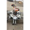 Image 12 : Ridgid 12" Dual Bevel Sliding Compound Mitre Saw with MS-UV Mobile Miter Saw Stand