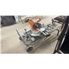 Image 13 : Ridgid 12" Dual Bevel Sliding Compound Mitre Saw with MS-UV Mobile Miter Saw Stand