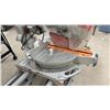 Image 6 : Ridgid 12" Dual Bevel Sliding Compound Mitre Saw with MS-UV Mobile Miter Saw Stand