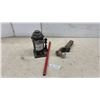 Image 1 : Power Fist 20 Ton Capacity Hydraulic Bottle Jack with Handle and Receiver Hitch Ball Mount