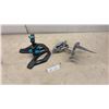 Image 1 : Gilmour Pulsating Sprinkler with Sled Base and Metal Spike Base Sprinkler