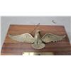 Image 2 : Pierce National Life 1984 Election Contest Award Plaque with Brass Eagle, Alf Laidlaw