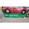 Image 3 : Sears Win a New Beetle Contest and Barq's Root Beer Advertising Display Signs Cardboard