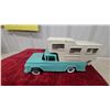 Image 3 : Andy Gard Plastic Pickup Truck with Camper Toy 13"