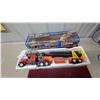 Image 1 : Battery Operated Stick Command Truck Camion Remote Control Toy Set in Original Box Vintage