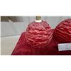 Image 2 : Mid Century Lucite Red Ribbon Light x2