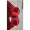 Image 4 : Mid Century Lucite Red Ribbon Light x2