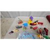 Image 2 : Assorted Miniature Toy Lot Figurines, Vehicles, and More