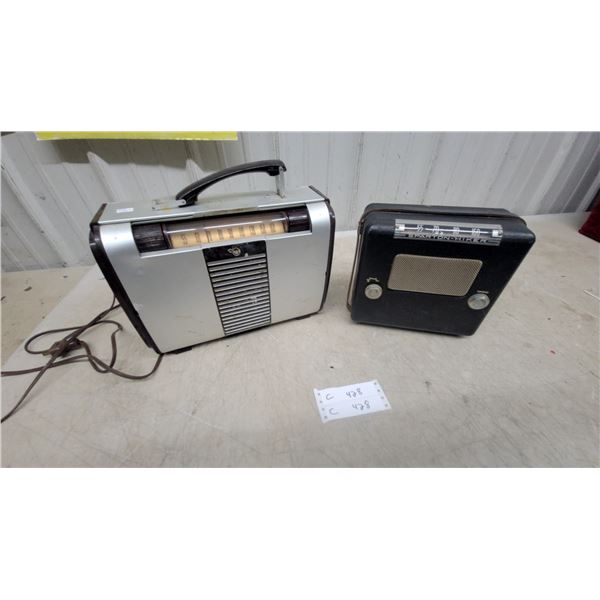 RCA Victor and Sparton-Hiker Vintage Portable Tube Radios