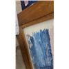 Image 4 : Framed Statue of Liberty Watercolor Print and Delta Air Lines New York Poster Biggest 21 x 27"
