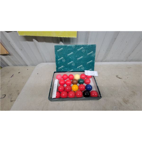Aramith Premier Belgian Billiard Snooker Ball Set