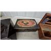 Image 9 : Collection of Decorative Wooden Boxes Jewery Boxes with Brass Hardware And