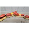 Image 3 : Oscar Mayer Wienermobile Plastic Toy Vehicles, Lot of Five