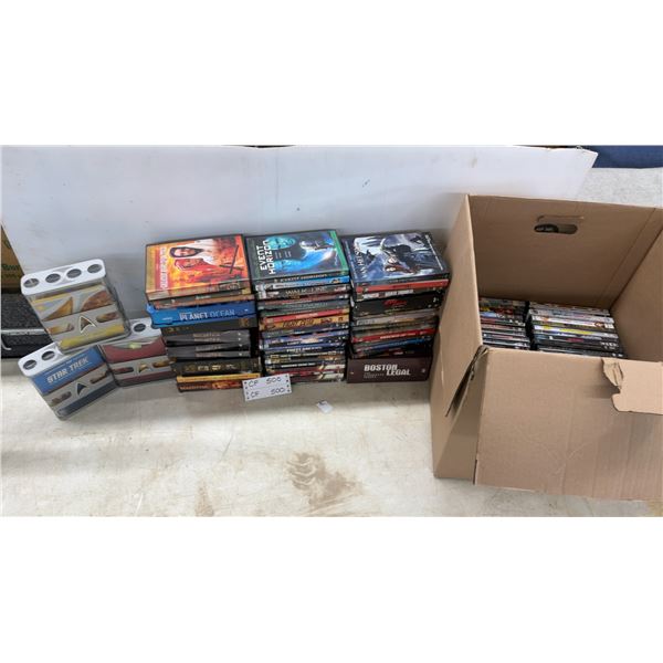 100 and More Dvd's Star Trek, Lord of the Rings, Shawshank and More