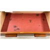 Image 4 : Vintage Maple Four-Drawer Chest of Drawers with Wood Pulls 30 x 19 x 43