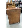Image 6 : Vintage Maple Four-Drawer Chest of Drawers with Wood Pulls 30 x 19 x 43