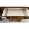 Image 4 : Mission Style Oak Six-Drawer Tallboy Chest with Ring Pulls 36 x 17-1/2 x 51