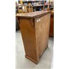 Image 6 : Mission Style Oak Six-Drawer Tallboy Chest with Ring Pulls 36 x 17-1/2 x 51