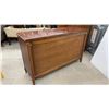 Image 4 : French Provincial Style Cherry Sideboard with Silverware Drawer 17-1/2 x 50 x 31-1/2