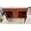 Image 6 : French Provincial Style Cherry Sideboard with Silverware Drawer 17-1/2 x 50 x 31-1/2