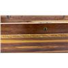 Image 5 : Cedar Chest with Decorative Carved Border and Brass Lock 43 x 20 x 20
