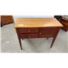 Image 1 : Two-Tone Wood Sideboard with Two Drawers and Cabinet Door 42 x 18 x 34
