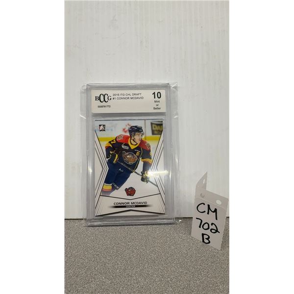 Graded Conner Mcdavid Pre Rookie Card